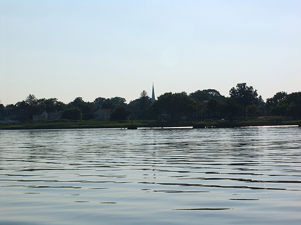 New Castle from the Delaware River