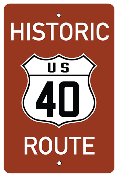 まとめ買い歓迎 U.S.Route to 40 Sign【 Highway No Made in Jersey ...