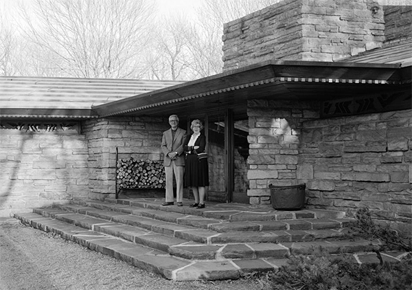 Mr. and Mrs. Isaac N. Hagan at the Isaac House, 1985