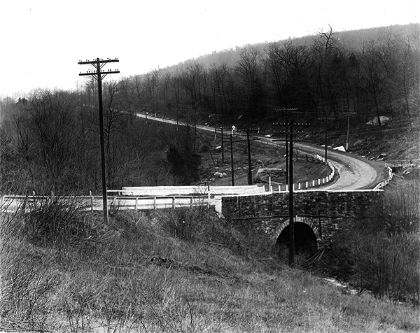 National Road at Puzzley Run bridge