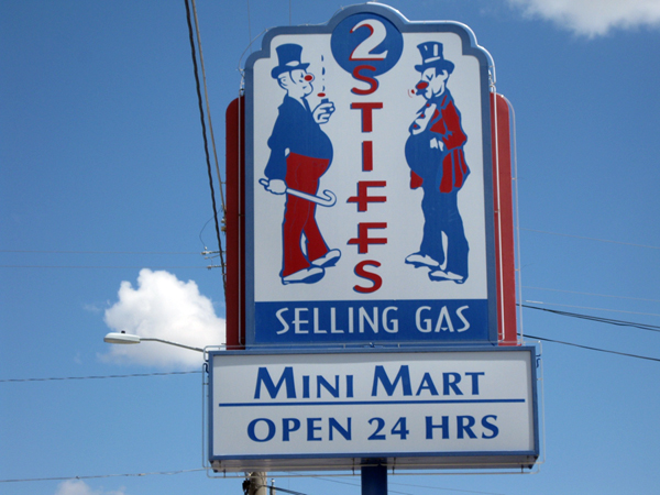 Two Stiffs Selling Gas