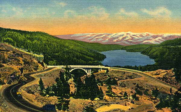 Rainbow Bridge and Donner Lake