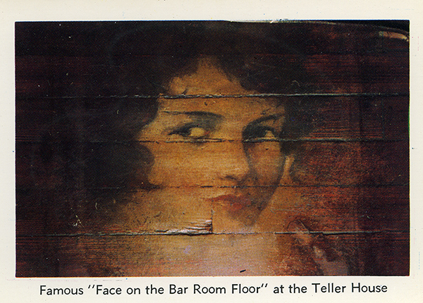 The Face on the Ballroom Floor at the Teller House