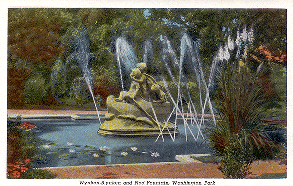 Wynken, Blynken and Nod Fountain at Washington Park