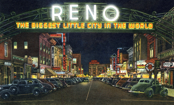Reno Arch at Night