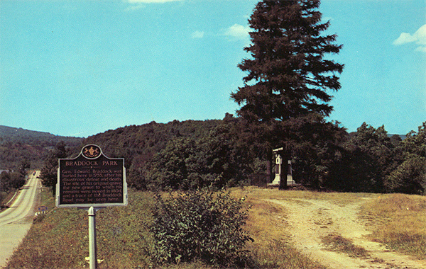 Braddock's Grave and U.S. Route 40