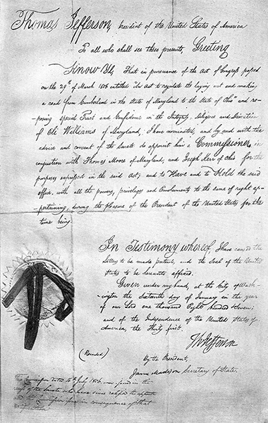 Act of Congress authorizing the National Road
