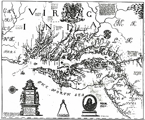 Augustine Herman's 1673 map