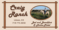 Craig Ranch Bed and Breakfast and Horse Motel