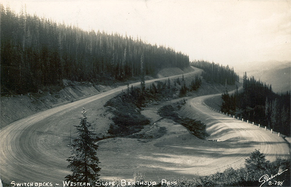 Turn on switchbacks three and four on the western side of Berthoud Pass