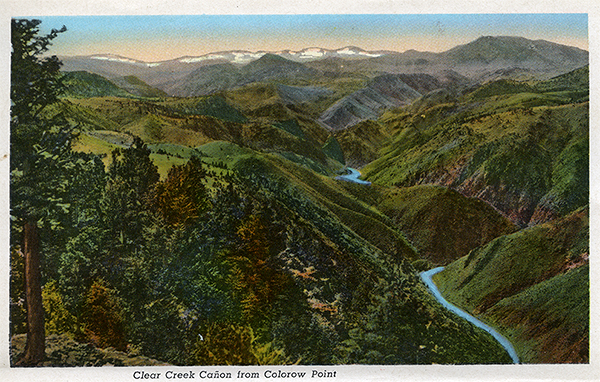 Clear Creek Canyon from Colorow Point