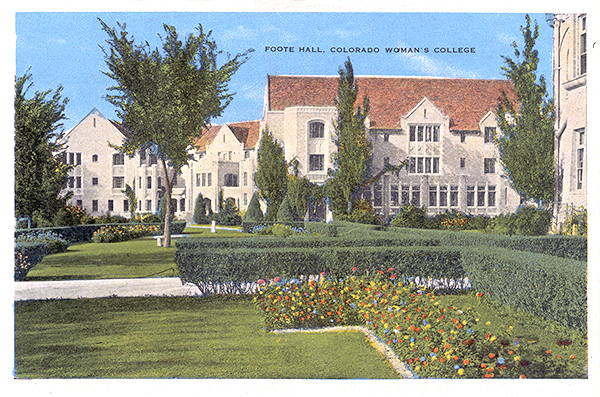 Foote Hall at the Colorado Women's College