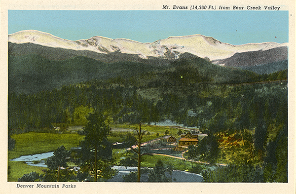 Mount Evans from Bear Creek Valley