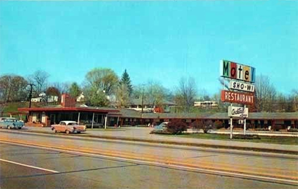 U S Route 40 Cottages Motor Courts and Motels Ohio