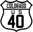Route 40 Shield - <a href="page.asp?n=1447">Colorado</a>