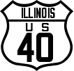 Route 40 Shield - <a href="page.asp?n=1444">Illinois</a>