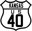 Route 40 Shield - <a href="page.asp?n=1446">Kansas</a>