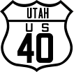 Route 40 Shield - <a href="page.asp?n=1448">Utah</a>